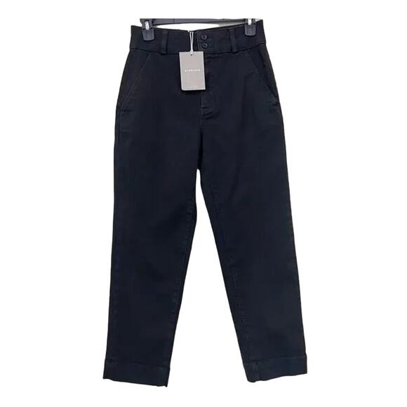 Everlane The Organic Straight-Leg Pant in Black 2 NWT - Picture 6 of 9